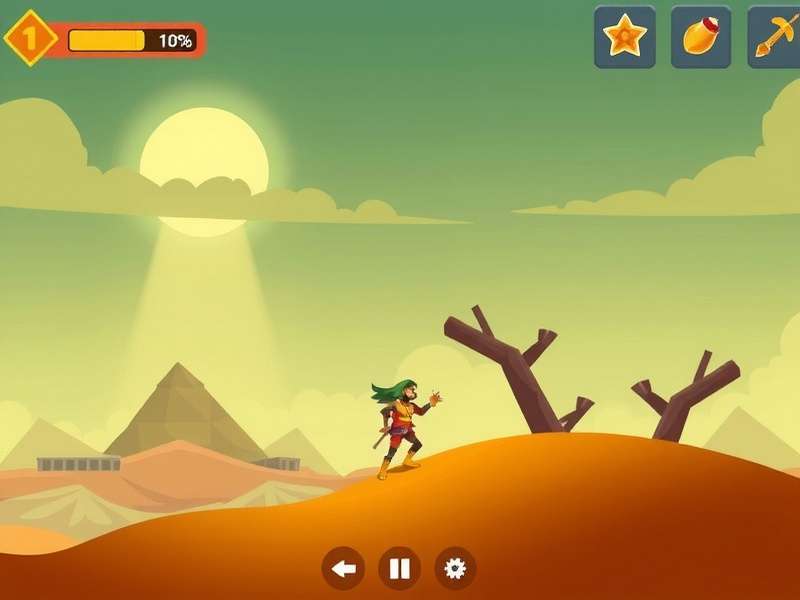 Bheem S Desert Quest gameplay screenshot showing Bheem in desert environment